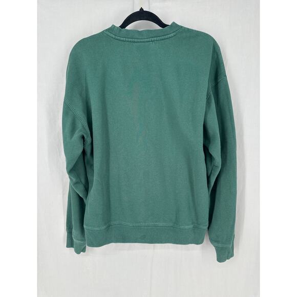 Coney Island Picnic Sweatshirt Womens Medium Green Alpine Ski Pullover Graphic - Picture 3 of 7